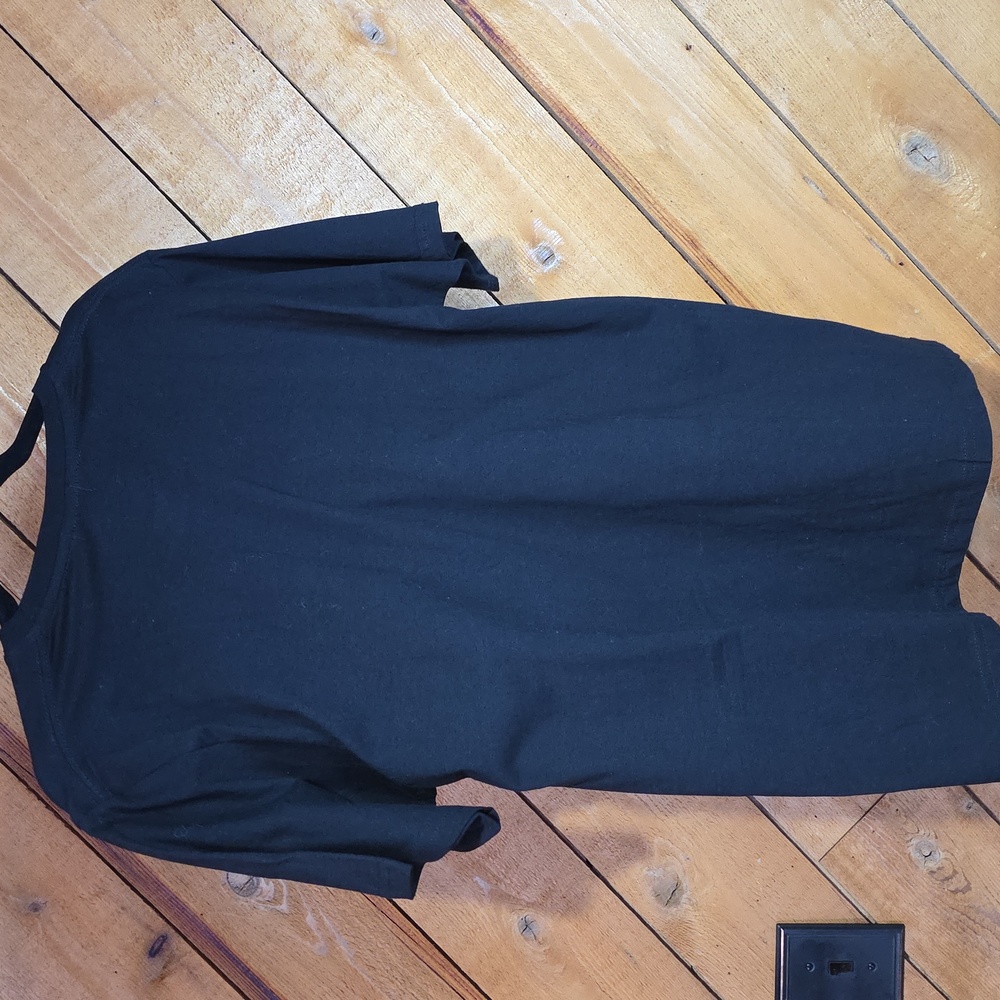 Rising International Mushroom‎ Graphic T-Shirt Black Cotton Mens Medium New - Picture 4 of 4